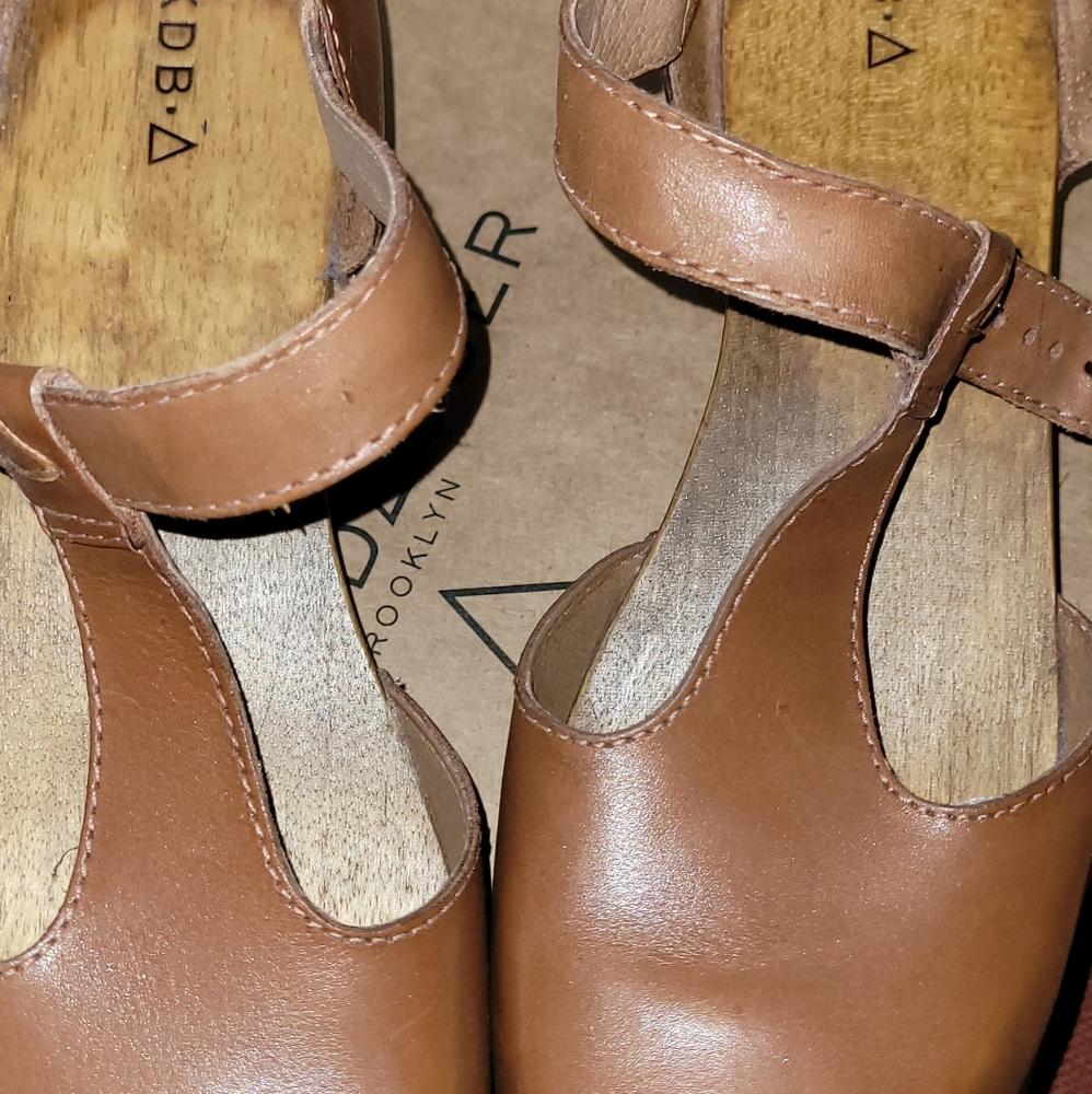 Kelsi Dagger Brooklyn t strap Mary Jane clogs "Carla"